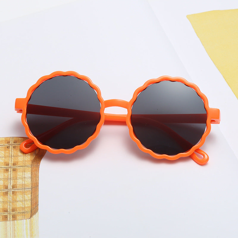 Al por mayor 2023 nuevas gafas de sol de marco redondo para niños
